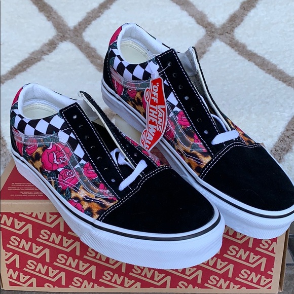 VANS OLD SKOOL ROSE Animalchck True White WMNS - Picture 4 of 16